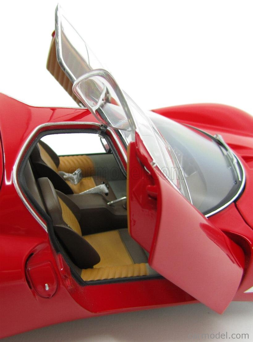 AUTOART 70191 Scale 1/18 | ALFA ROMEO 33 PROTOTIPO STRADALE 1967 RED