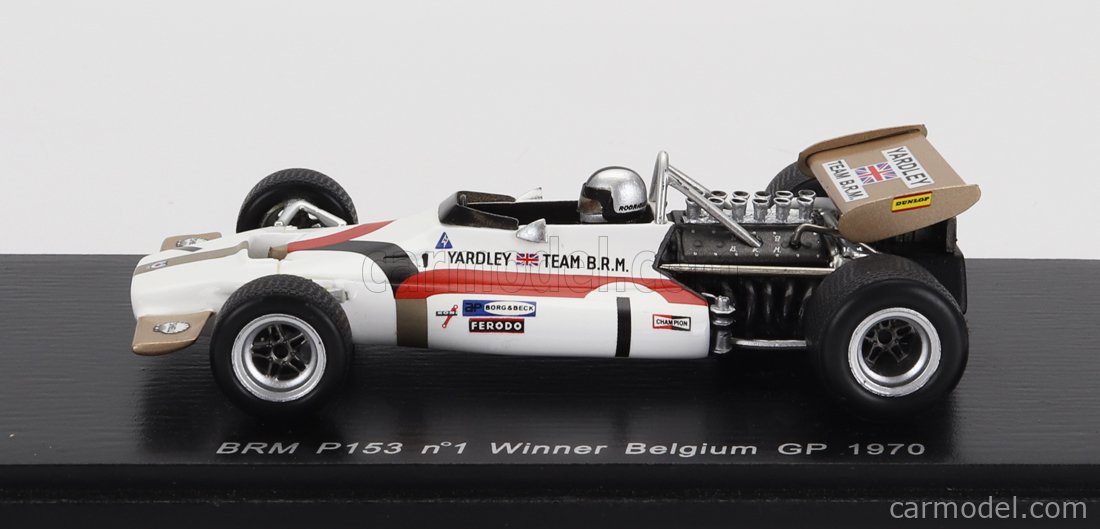 SPARK-MODEL S1739 Scale 1/43 | BRM F1 P153 N 1 WINNER BELGIUM GP