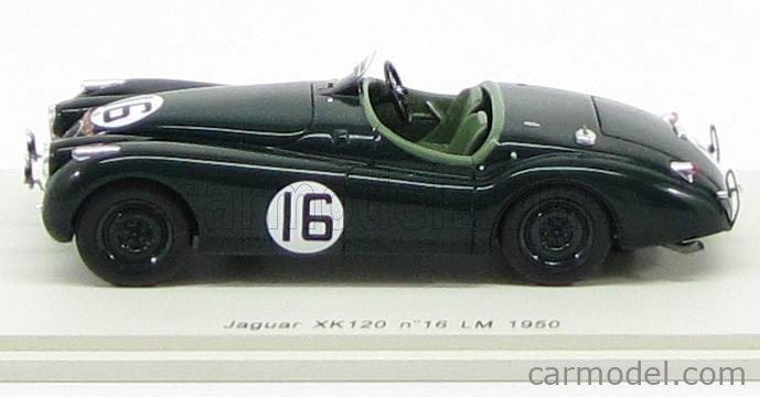 Spark 1/43 Jaguar XK120 #16 Le Mans 1950 - Whitehead/Marshall - S2116