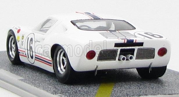 Ford GT40 #16 Le Mans 1967 - Miniature Bizarre Résine 1/43 (BZ297) Blanche