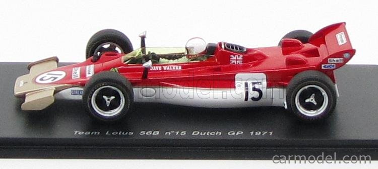 スパーク 1/43 1971 Team Lotus 56B F-1 Italian GP#5 エマーソン・フィッテパルディ ロータス56B Lotus 56B 1971 Emerson Fittipaldi Rare Formula 1 F1 Diecast Car Scale 1:43