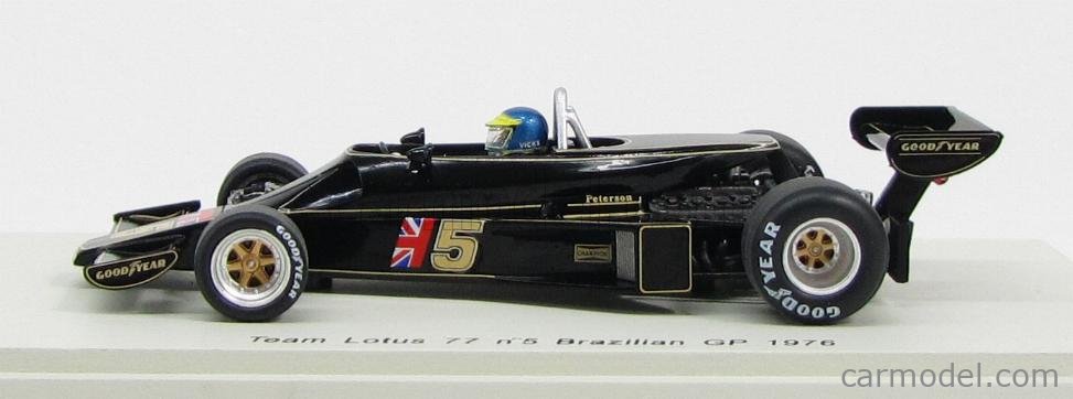 Lotus 77 5 F1 Grand Prix du Brésil 1976 Ronnie Peterson Tecnomodel TM18