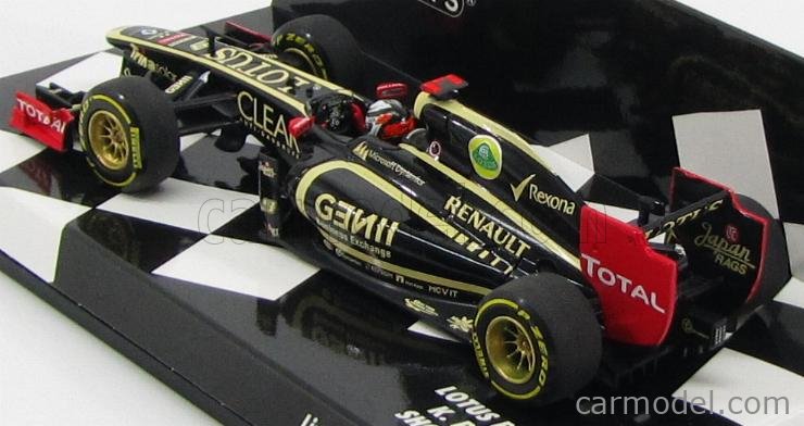 Lotus F1 ライコネン2012年アブダビGP優勝ミニカー