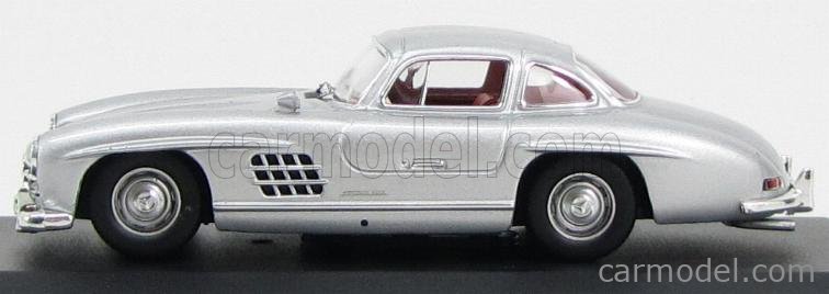 Ixo Mercedes 300SL Coupe Modellauto – Maßstab 1/43, Dunkelblau, Mit Vitrine & Sockel, Ca. 11 Cm Lang