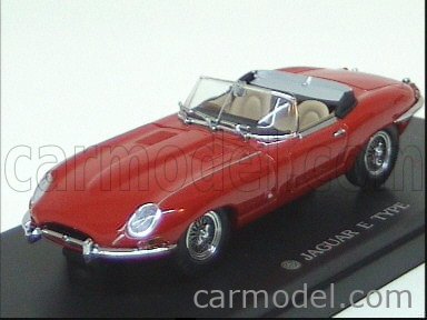 Kyosho 1/43 Jaguar Type E Coupé Rouge - Miniature Collection - Très Bon état