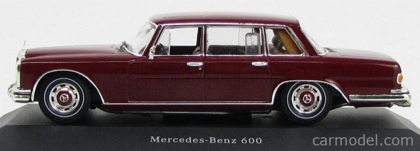 Mercedes Benz 600 Short (KURZ) 1966 1:43 Ixo Black - Etsy
