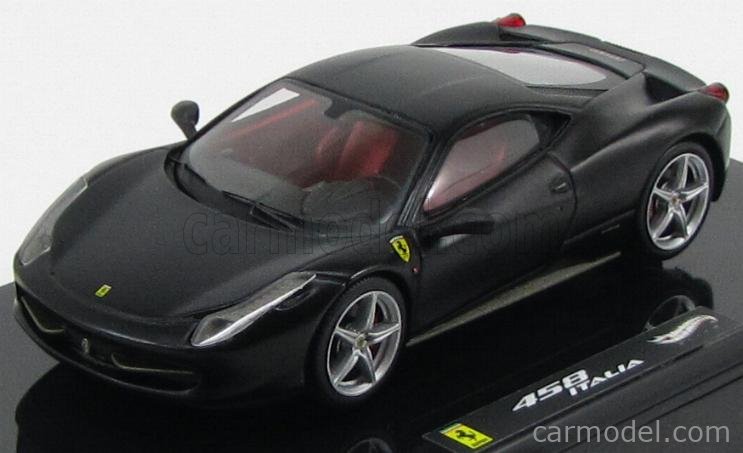 MATTEL HOT WHEELS X5503 Scale 1/43 | FERRARI 458 ITALIA 8C 2009 BLACK