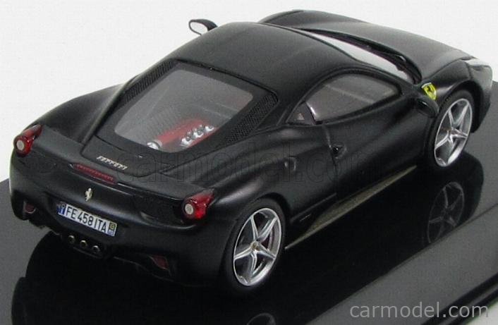 MATTEL HOT WHEELS X5503 Scale 1/43 | FERRARI 458 ITALIA 8C 2009 BLACK