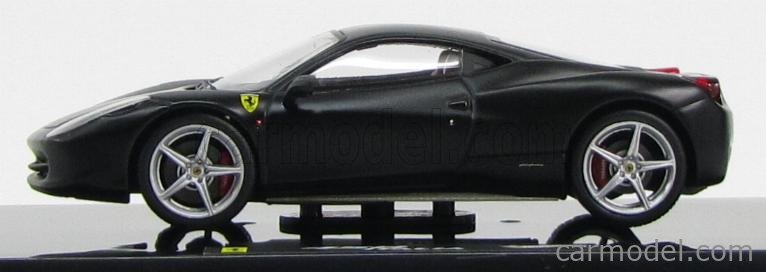 MATTEL HOT WHEELS X5503 Scale 1/43 | FERRARI 458 ITALIA 8C 2009 BLACK