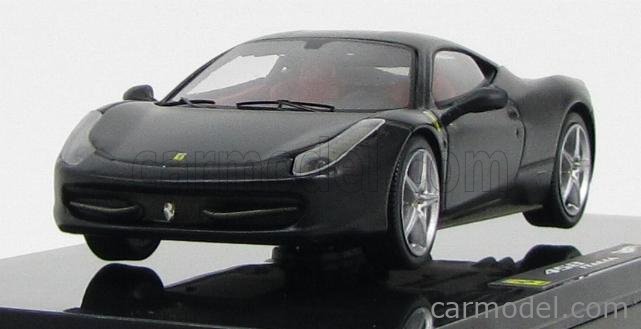 MATTEL HOT WHEELS X5503 Scale 1/43 | FERRARI 458 ITALIA 8C 2009 BLACK