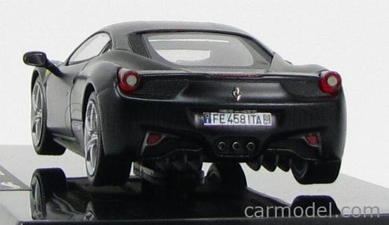 MATTEL HOT WHEELS X5503 Scale 1/43 | FERRARI 458 ITALIA 8C 2009 BLACK