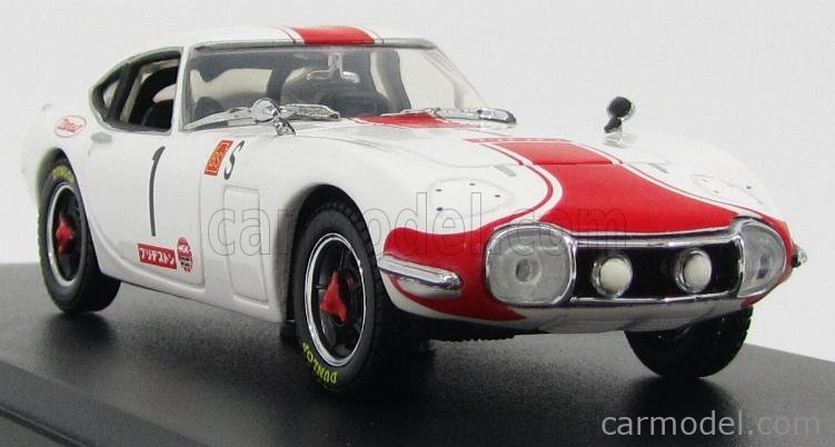 KYOSHO 03032F Scale 1/43 | TOYOTA 2000GT COUPE RACING N 1 1967 WHITE