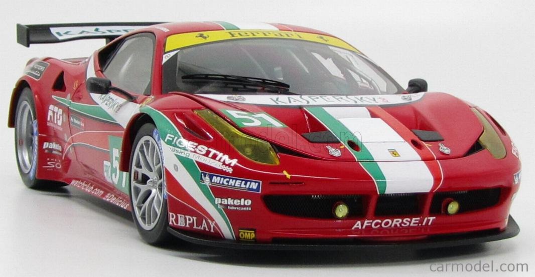 FERRARI - 458 ITALIA GT2 N 51 TEAM AF CORSE 2nd GTE-PRO LE MANS 2011  G.FISICHELLA - G.BRUNI - T.VILANDER
