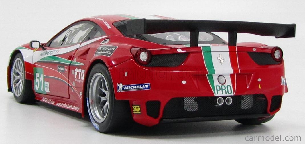 FERRARI - 458 ITALIA GT2 N 51 TEAM AF CORSE 2nd GTE-PRO LE MANS 2011  G.FISICHELLA - G.BRUNI - T.VILANDER