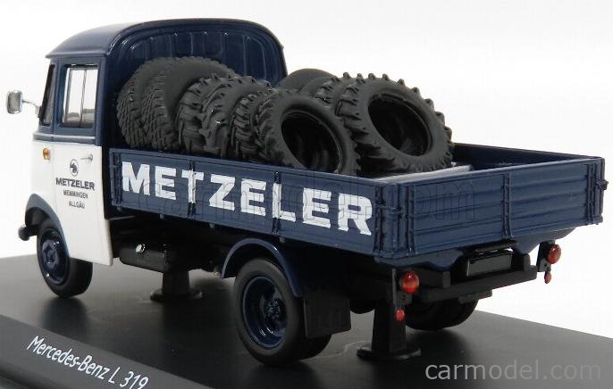 Miniature Schuco 1/43 - Mercedes-Benz L319 1956 Bus Polizei, Réf 02816, Occasion Boîte
