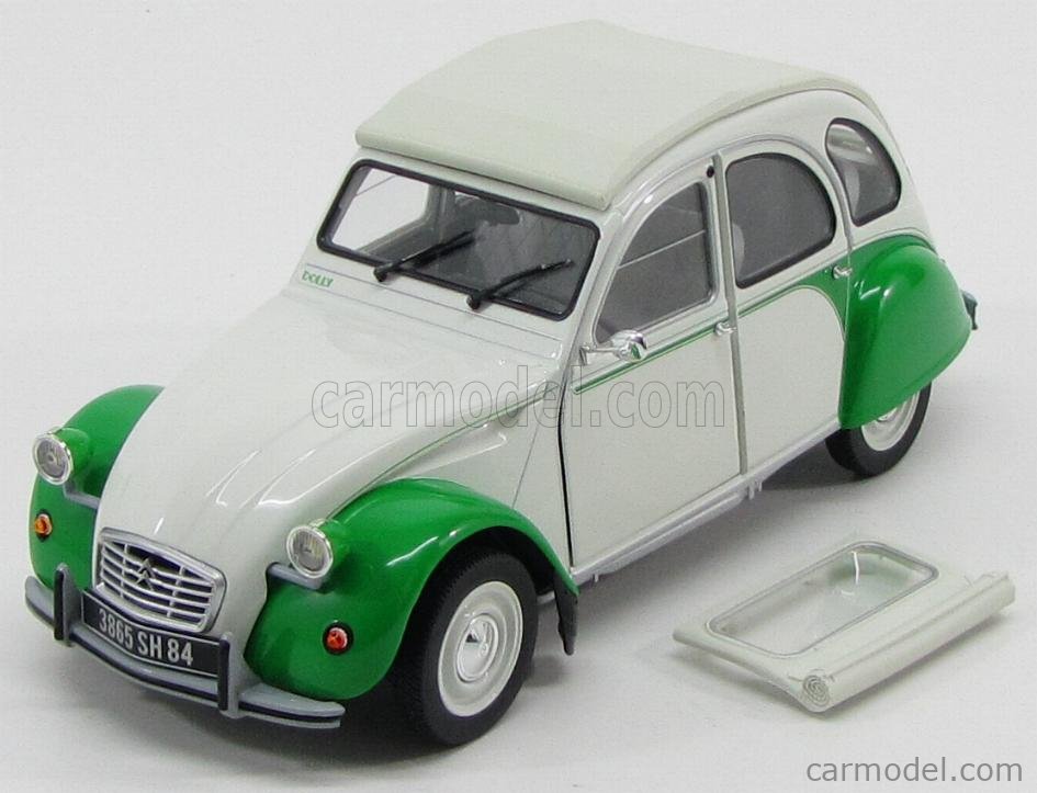 NOREV 1/18 Citroën 2CV Dolly 1985 - Blanc Et Vert - Échelle 1:18