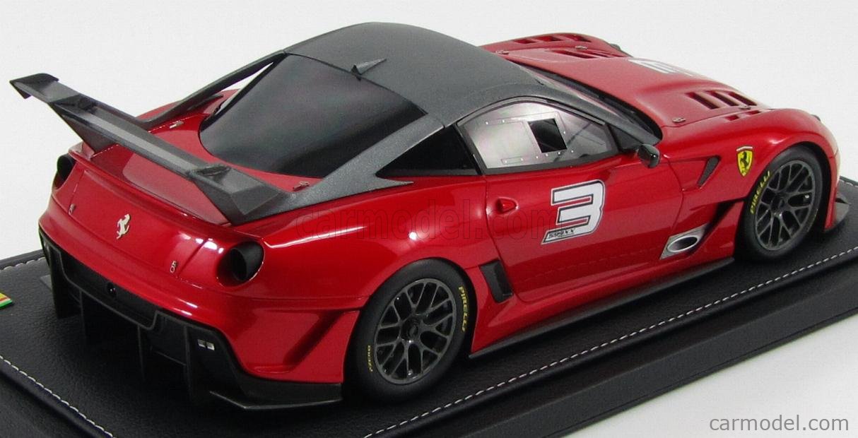 Bbr Models P1842 Scale 1 18 Ferrari 599xx Evo N 3 Bologna Motor Show 2011 F 1 Red Met Matt