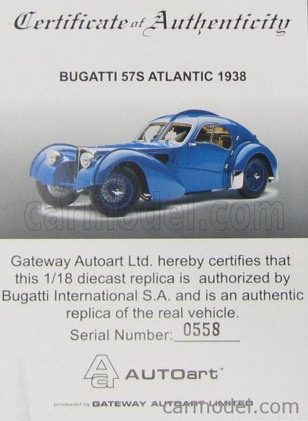 autoart bugatti atlantic