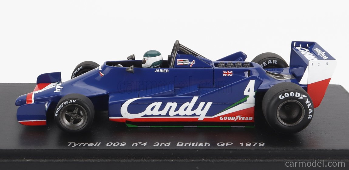 TYRRELL - F1 009 CANDY N 4 3rd GP BRITISH 1979 JEAN-PIERRE JARIER