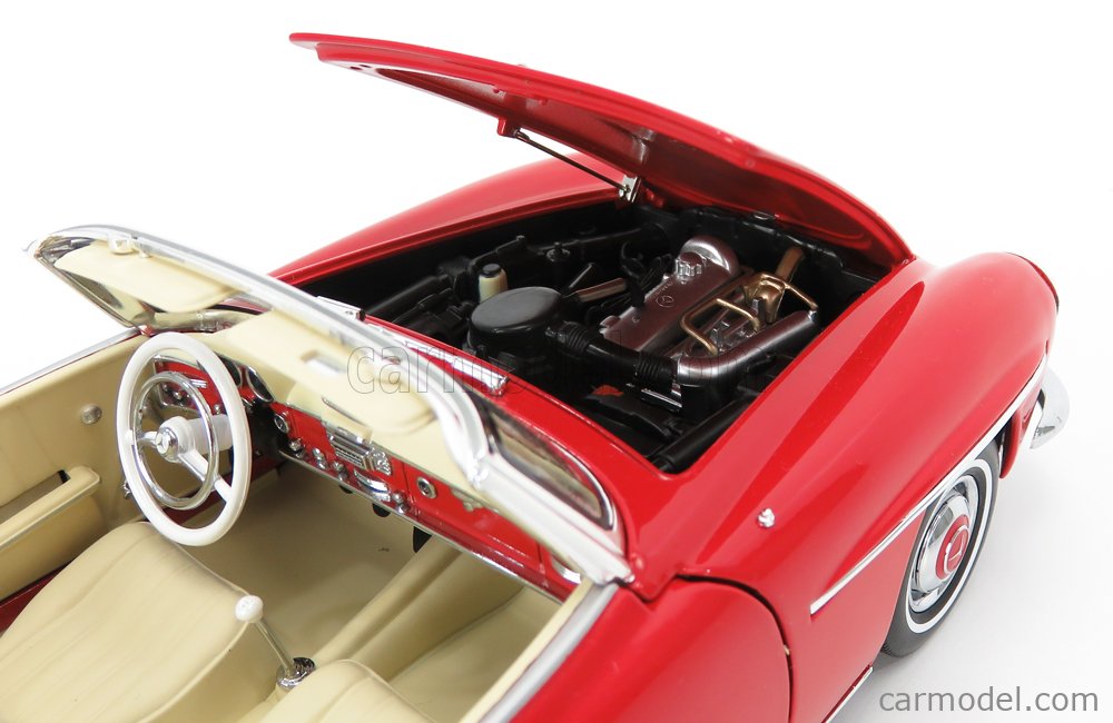 新品美品希少　ノレブMercedes-Benz 190 SL( 1957)Red NOREV 183537 Scale 1/18 | MERCEDES BENZ SL-CLASS 190SL SPIDER 1957 RED