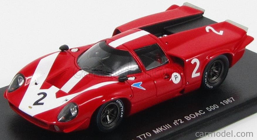 販売直販■スパークモデル 1/43 1967 ローラT70 Mk3 #2 BOAC500 レーシングカー