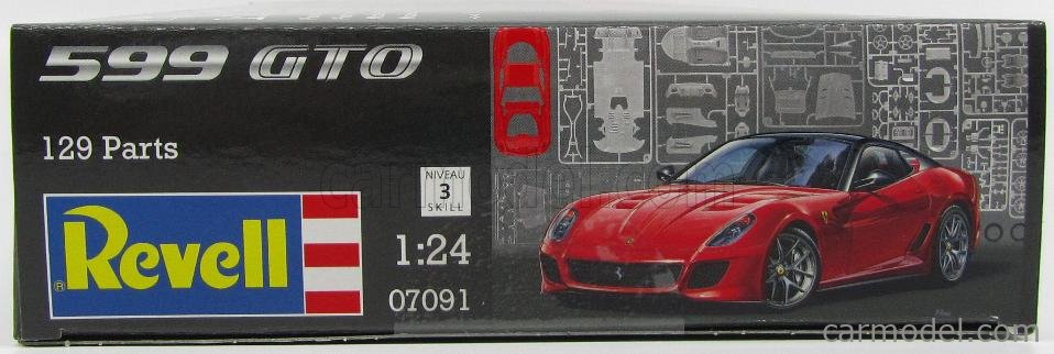 Revell Ferrari GTO 1:24 Scale Plastic Model Kit 07371 (Officially