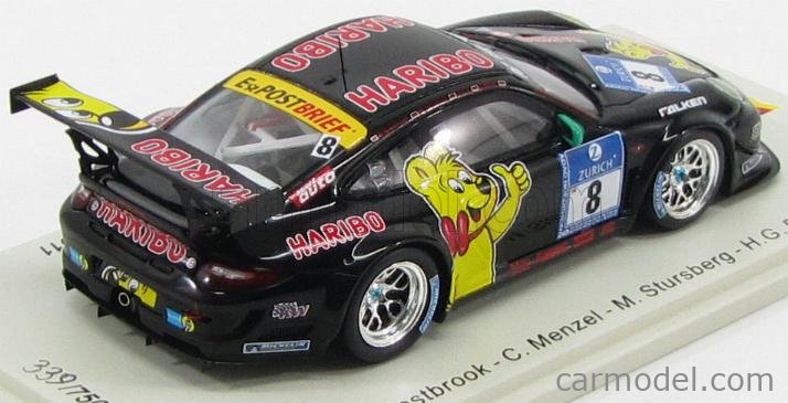 SPARK-MODEL SG028 Scale 1/43 | PORSCHE 911 997-2 GT3 HARIBO N 8 24h ...