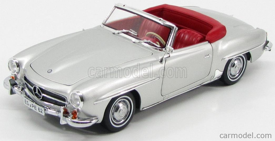 NOREV B66040604 Scale 1/18 | MERCEDES BENZ 190SL (W121) SPIDER 1955 SILVER