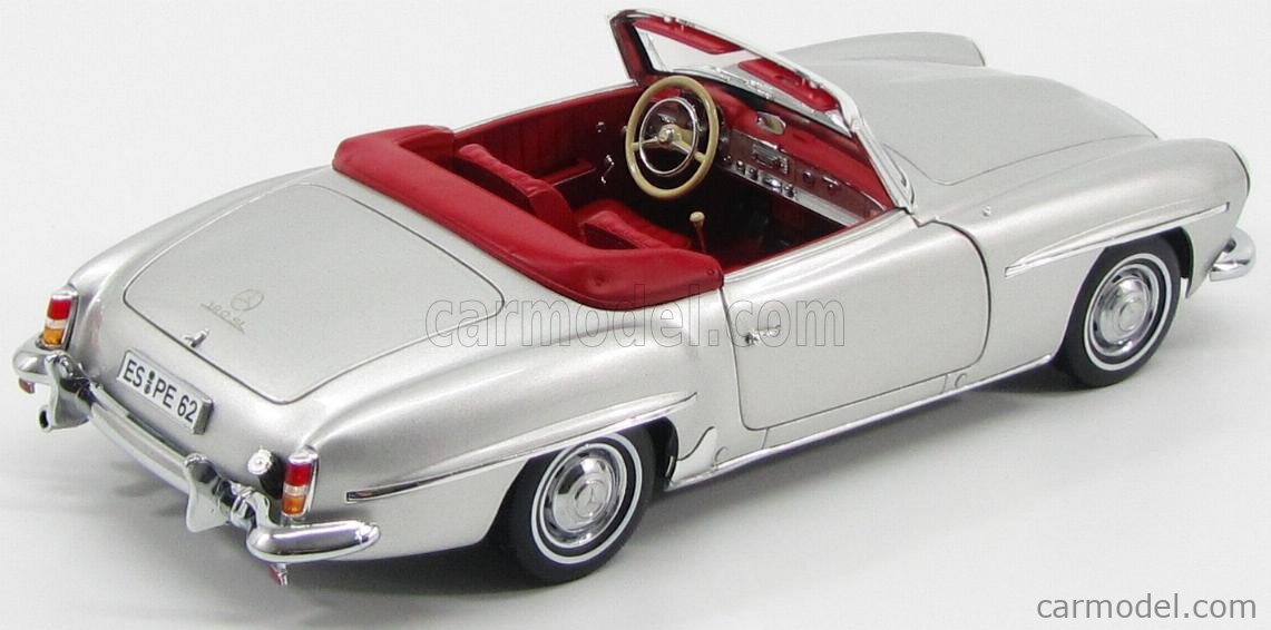 NOREV B66040604 Scale 1/18 | MERCEDES BENZ 190SL (W121) SPIDER 1955 SILVER