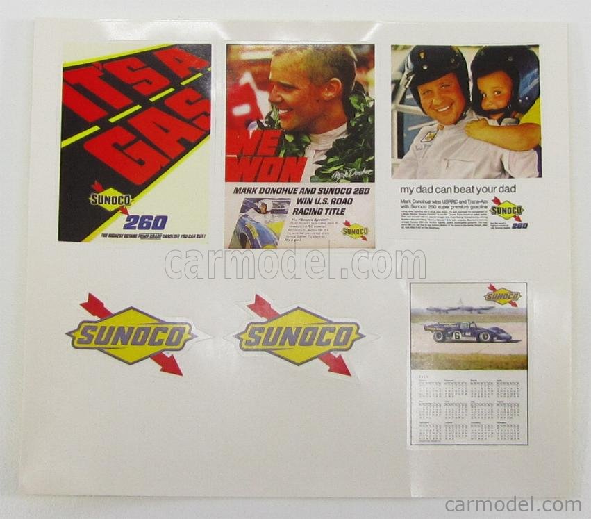 Miniature Sunoco Pack Oil - TSM 1:18 - Réservoir De Course 1973 - Collection