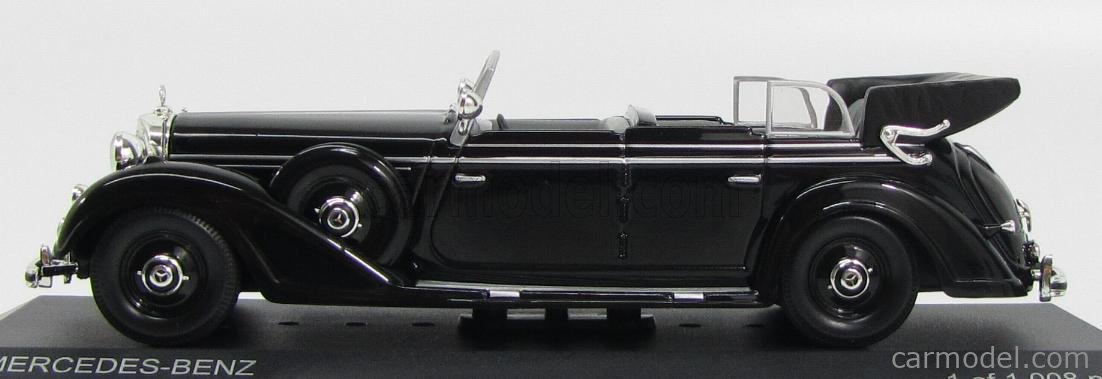 WHITEBOX WHI183617 Scale 1/43 | MERCEDES BENZ 770K CONVERTIBLE 1938 BLACK