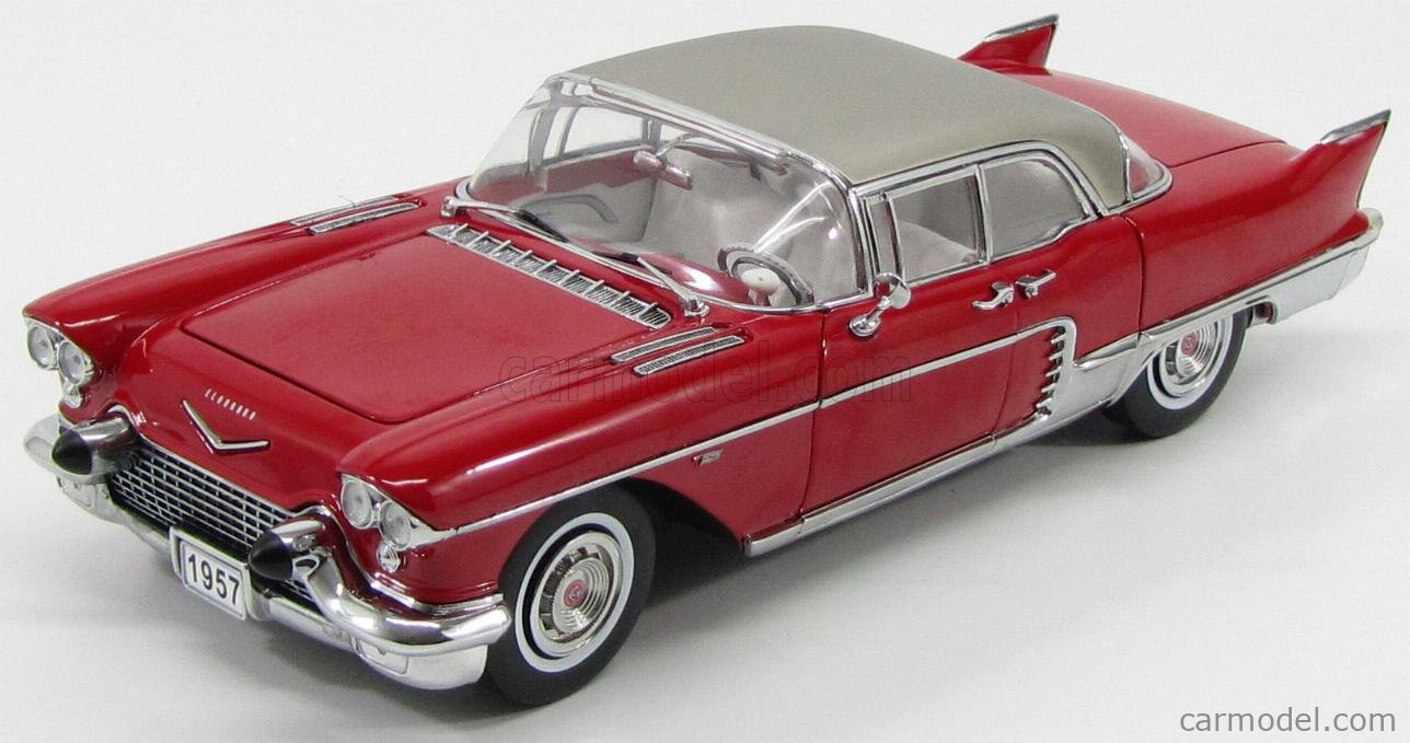 SUN-STAR 04006 Scale 1/18 | CADILLAC ELDORADO BROUGHAM 1957 RED SILVER