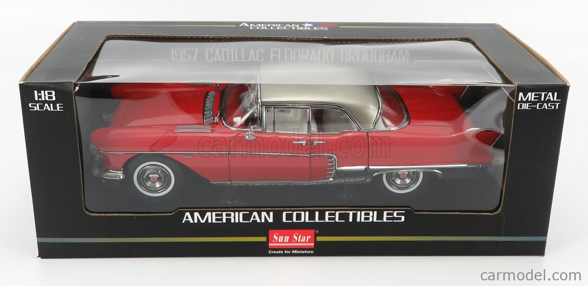 サンスター/'57 Cadillacキャデラック エルドラド ブロアム 1/18 サンスター 1957 キャデラック エルドラド ブロアム シルバー 1