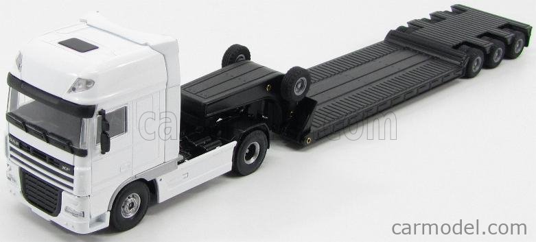 Camion Miniature Joal 1/50, DAF XF 95 Avec Semi Porte-container, Sans Boîte