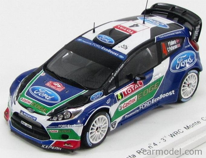 SPARK-MODEL S3340 Scale 1/43 | FORD ENGLAND FIESTA WRC RS N 4 3rd RALLY ...