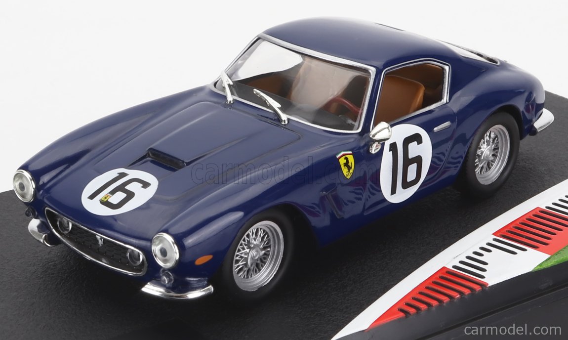 Maquette BBR 1:18 Ferrari 250 GT SWB N°16 – Le Mans 1960, Tavano, édition Vitrine