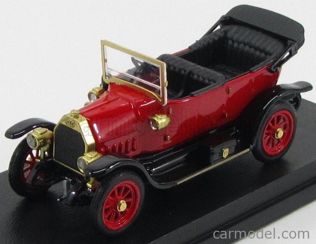 RIO-MODELS 4363 Scale 1/43 | FIAT ZERO CABRIOLET 1914 RED BLACK