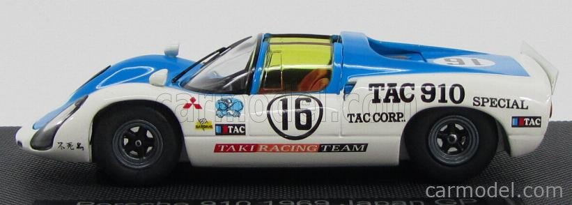 TECNOMODEL TM18-158B Escala 1/18 | PORSCHE 910 1991cc F6 TEAM POIROT N 39 24h LE MANS 1969 P