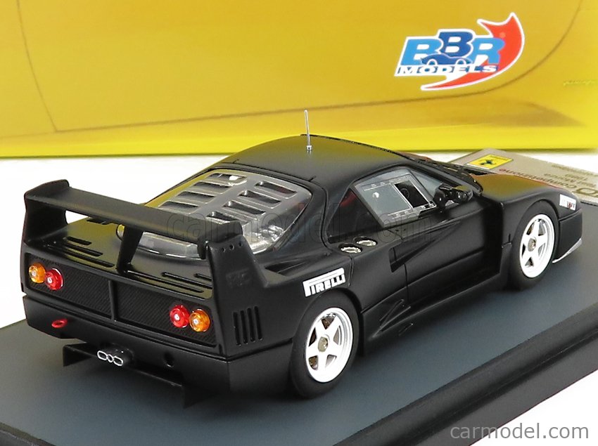 Modèle réduit Ferrari F40 Matzwarte En Bbr-kyosho Chaises Noir 1/18
