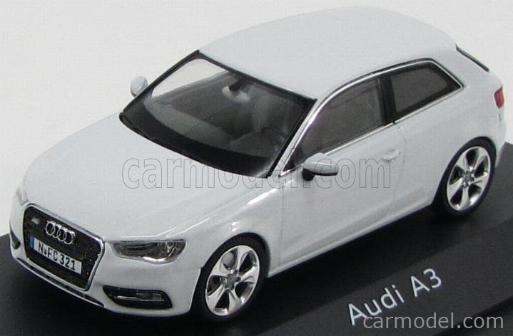 Audi A3 blanche Miniature 