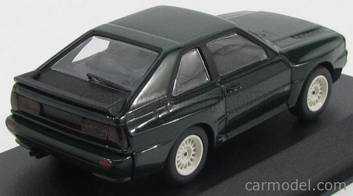 Miniature Audi Quattro Sport 1/43 Minichamps Verte – 1984 – Neuve