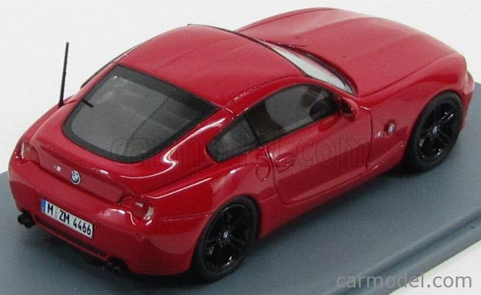 NEO 44466 BMW Z4 M Coupé E86 2009 1/43 Rouge Rosso – Miniature De Collection En Résine