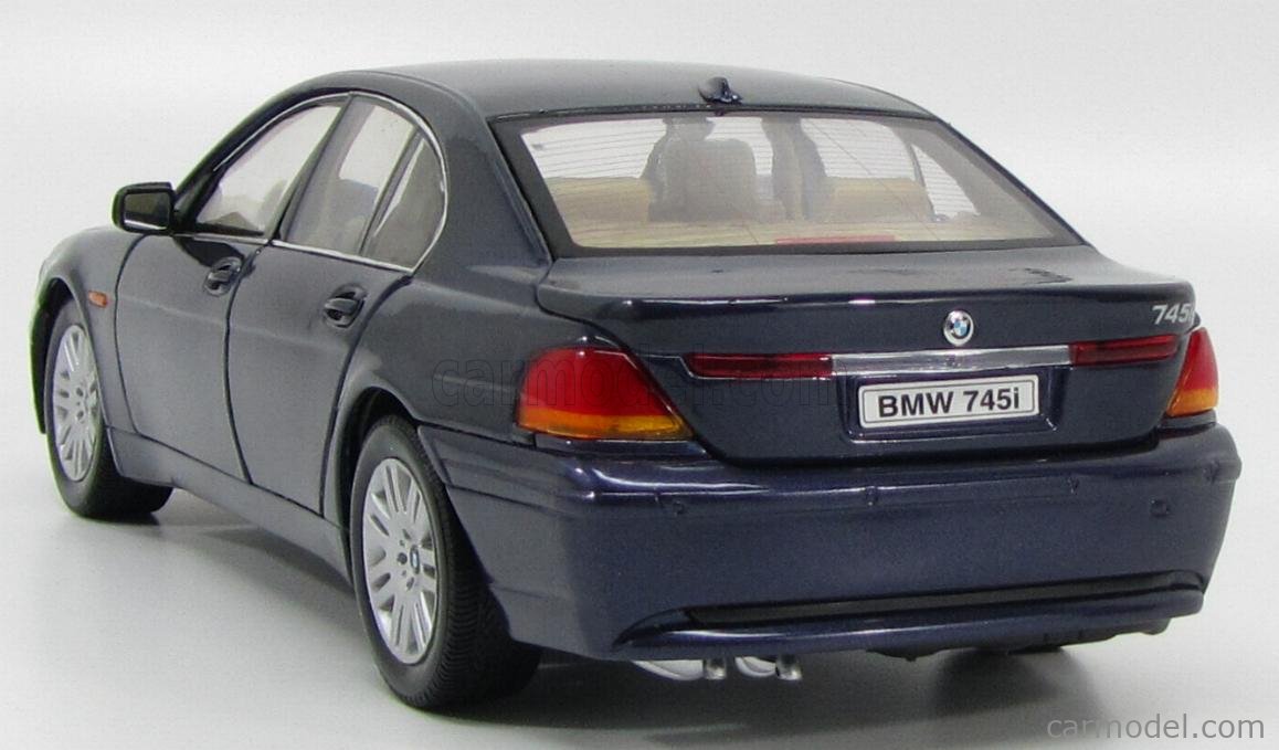 WELLY WE2512 Scale 1/18 | BMW 7-SERIES 745i (E65) 2001 BLUE MET