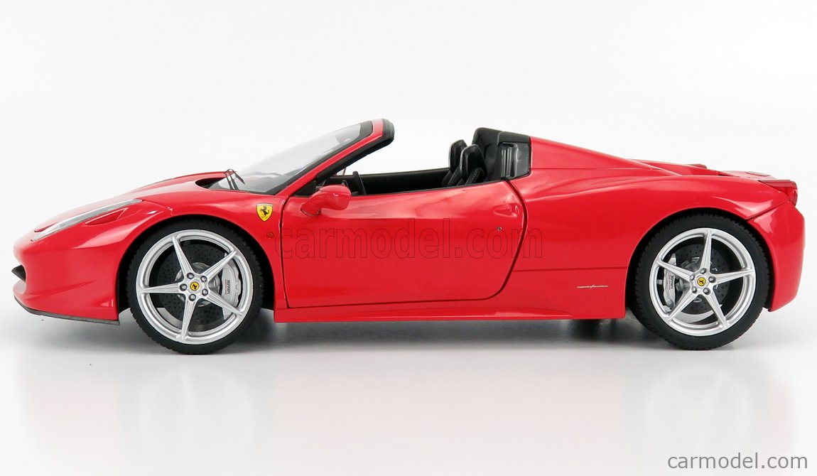 ▲3-3▲ホットウィール マテル 1/18 フェラーリ 458スパイダー Amazon.com: Ferrari 458 Italia Spider Matt Black Elite