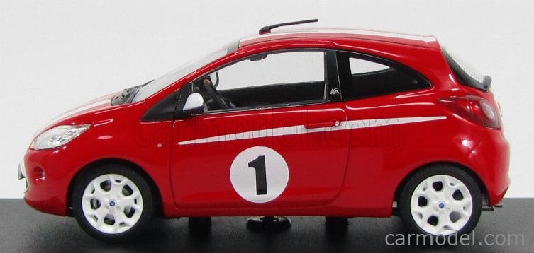 1:43 Minichamps Ford Ka 2009 Red 400088201 Diecast Modellino