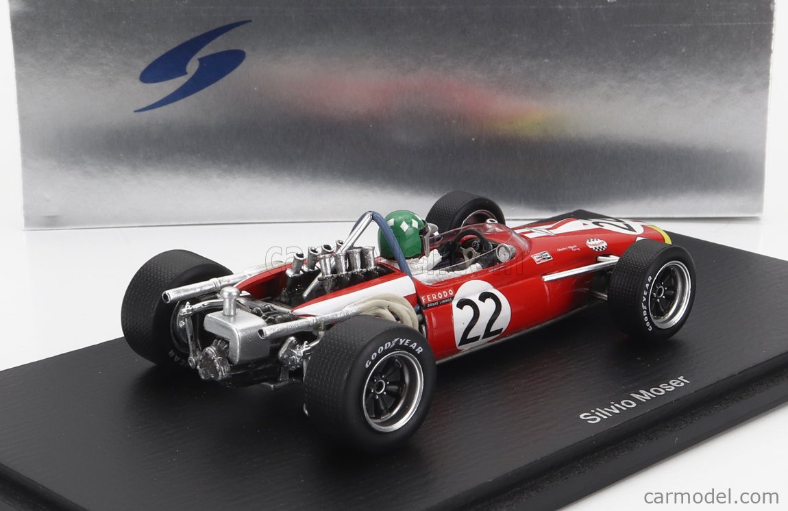 Spark Model S4777 BRABHAM BT20  KLERK 1969 N.19 NC SOUTH AFRICAN GP 143 Modellino