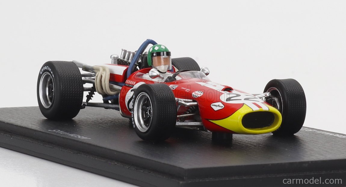 SPARK-MODEL S3505 Scale 1/43 | BRABHAM F1 BT20 N 22 DUTCH GP 1968 ...