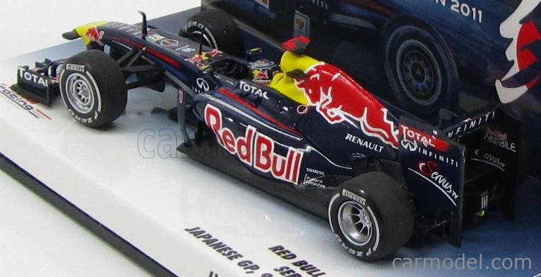MINICHAMPS 413110301 Scale 1/43 | RED BULL F1 RB7 N 1 JAPAN GP