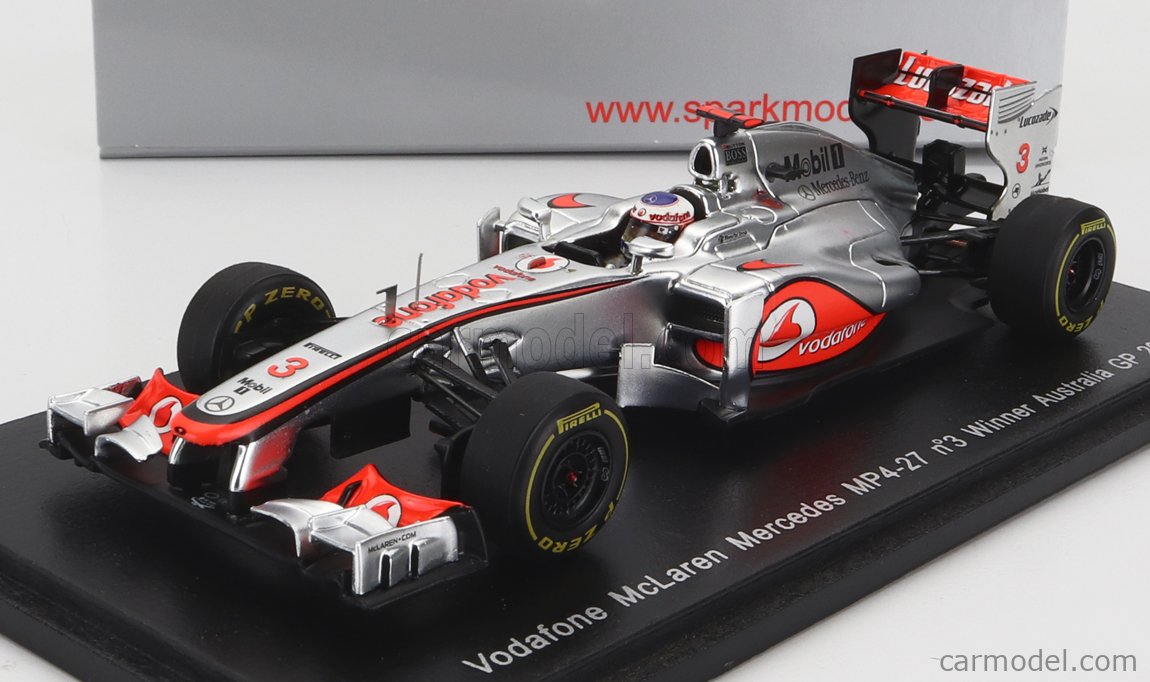 SPARK-MODEL S3044 Scale 1/43 | McLAREN F1 MP4-27 N 3 WINNER GP ...