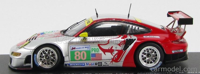 MODELLINO PORSCHE 997 GT3 RSR FLYING LIZARD MOTORSPORT 24H LE MANS 2010